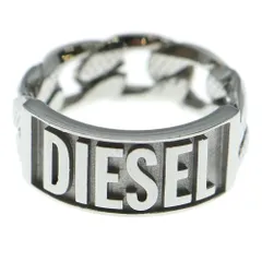 DIESEL (ディーゼル) ロゴリング 指輪 ステンレス DX1347040