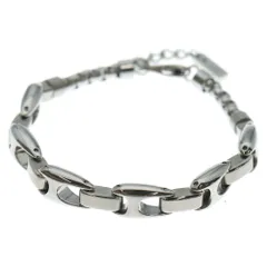 DIESEL (ディーゼル) シルバーロゴチェーンブレスレット