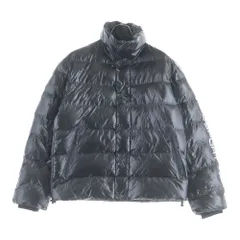 DIESEL (ディーゼル) JANNIK A11347 ヤニック アームリフレクターロゴ 中綿ジャケット ブラック