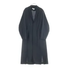 HYKE (ハイク) WOOL COAT ウール ポリエステル混 ロングコート ブラックのサムネイル