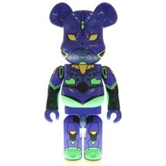 MEDICOM TOY BE@RBRICK EVA-01 NEW PAINT Bearbrick Evangelion Unit-01 New Paint Version Figure Doll 1000% Purple/Green