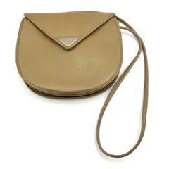 ◎◎Yves Saint Laurent イブサンローラン イブサンローラン ショルダーバッグ　YSL ロゴ 金具  ベージュ ベージュ