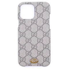 GUCCI (グッチ) iPhone13 Pro Max GGスプリーム アイフォンケース ブラウン 701331のサムネイル