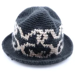 STUSSY (ステューシー) KNIT BUCKET HAT ニットバケット クラッシャーハット キャップ 帽子 ブラックのサムネイル
