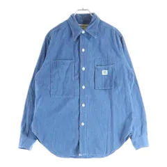 SASSAFRAS (ササフラス) レギュラーカラー ロングスリーブ デニムシャツ インディゴのサムネイル