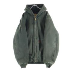CARHARTT (カーハート) 00S ACTIVE JACKET アクティブ フーデット ジップアップパーカー ジャケット ダークグリーン