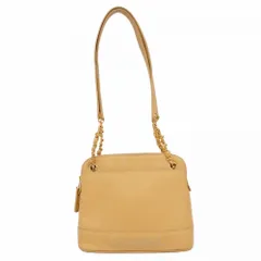 シャネル(Chanel) シャネル ショルダーバッグ キャビアスキン ベージュ レディース