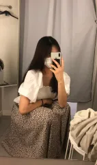 H&M フラワー ロング スカート