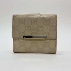 GUCCI グッチ シマ レザー 6連 キーケース ハート GG アイボリー