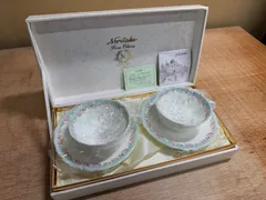 【未使用品】ノリタケ アレグレット カップ&ソーサー 2客 A