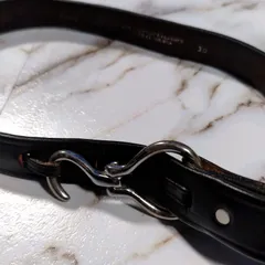 TORY LEATHER 2281 フックベルト ブラック 30 USA製のサムネイル