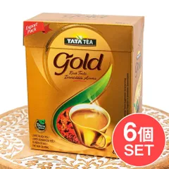 【6個セット】タタティー ゴールド TATA TEA GOLD 450g 約150杯分 / セット インドのお茶 チャイ