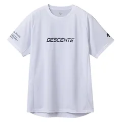 デサント DESCENTE 半袖バレーシャツ バレーボール 半袖Tシャツ (DV5SHT05U)、(WH00)ホワイト