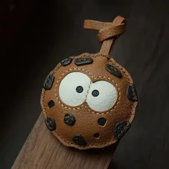 クッキーデザイン キーホルダー バッグチャーム アクセサリー 革小物 キーリング キーイング 車の鍵 チャーム ストラップ ギフト プレゼント 記念日 お祝い プチギフト 男女兼用 ハンドメイド 天然レザー 手作り  SGPJ090