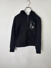 R00182｜MONCLER｜モンクレール｜パーカー｜フーディー｜ブラック｜レディース｜S｜コットンパーカー｜ラグジュアリー｜ストリート｜Y2K｜90S｜古着｜アメカジ｜USA古着｜ヴィンテージ｜今期トレンド｜フォロー割