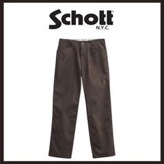 新品未使用　Schott（ショット）　TC ワークパンツ　XL　ダークブラウン