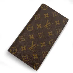 【未使用・保管品】ルイ ヴィトン LOUIS VUITTON ポルトフォイユ コロンブス モノグラム 二つ折り 長財布 ブラウン 茶 M60252 箱付き