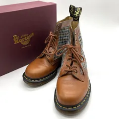 Dr.Martens ドクターマーチン  8ホールブーツ MIE 1460 PASCAL HARRIS TWEED 8HOLE BOOTS ハリスツイード 41756200 28cm 靴 B15973◆