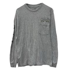 MAYO メイヨー ロンT 長袖 Tシャツ グレー チェッカー柄 ウォッシュ 