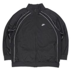 00s NIKE ゴツナイキ 半袖 トラックジャケット ジャージ ブラック
