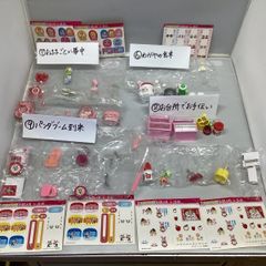 リーメント ぷちサンプル ミニチュア ケースと背景付○京都の和菓子屋