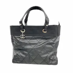 シャネル(Chanel) シャネル トートバッグ パリビアリッツ キャンバス ブラック レディース