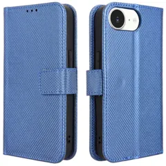 iPhone 17e / 16e ケース 手帳 チェック柄 手帳 ケース 【Color】ブルー