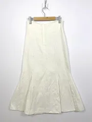 dazzlin ダズリン 022220801201-02 ステッチラインマーメイド スカート sizeM/白 ■■レディース