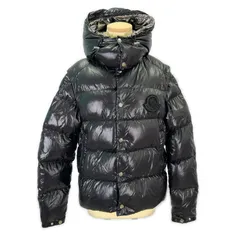 MONCLER モンクレール ダウンジャケット 4way  ブラック シルバー M ナイロン ダウン ダウンベスト  メンズ