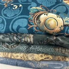 メンズ 長襦袢 5着 まとめ売り リメイク材料 m-1017