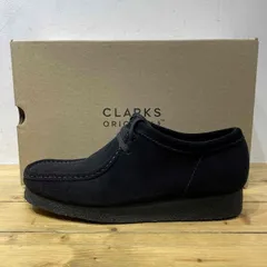 CLARKS WALLABE US-10 26155519 BLACK クラークス ブラック シューズ ブーツ BOOTS 心斎橋店