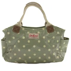 キャスキッドソン Cath Kidston トートバッグ ドット グリーン  ■GY12