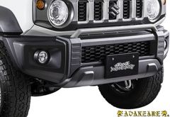 JAOS フロントスポーツカウル 塗装品 タフブラック ジムニー JB74系