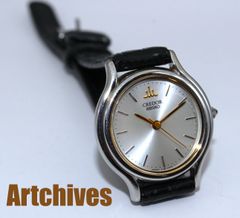 SEIKO CREDOR 4J81-0A40 稼働品 クレドール純正ベルト - メルカリ
