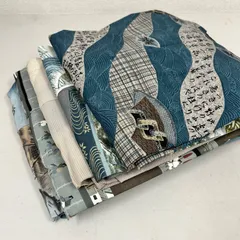 メンズ 長襦袢 5着 まとめ売り リメイク材料 m-1026