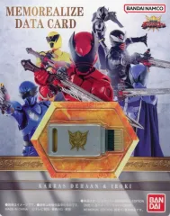 【中古】おもちゃ MEMOREALIZE DATA CARD カーラス・デハーン＆イロキ 「王様戦隊キングオージャー」 プレミアムバンダイ限定