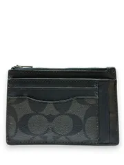 COACH【コーチ】コインケース　カードケース　シグネチャー　レザー　ブラック　レディース【中古品/USED-BC】質屋かんてい局那覇店　ｎ3102468927300024