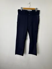 R00304｜GANRYU｜ガンリュウ｜デニムパンツ｜ストレート｜ネイビー｜メンズS｜ウール切替｜レギュラー古着｜ブランド古着｜Y2K｜90S｜古着｜アメカジ｜USA古着｜ヴィンテージ｜今期トレンド｜フォロー割のサムネイル