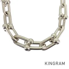 ティファニー TIFFANY&Co. ハードウェア グラジュエイテッド リンク Sv925 ネックレス sss【中古】