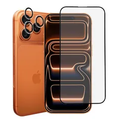 【新品】 JOOLIN アンチグレア iPhone 17 Pro 対応 ガラスフィルム+iPhone 17 Pro用カメラ保護 透明 反射防止 サラサラ タッチ感 指紋防止 ゲームフィルム 強化ガラス キズ防止 衝撃吸収 アイフォン17プロ（6.3インチ） 1