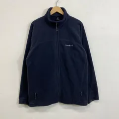 90s montbell モンベル クリマプラス ベーシック ジャケット ジップアップ フリース アウトドア ゴープコア 古着 VINTAGE メンズ XL ネイビー系 C74