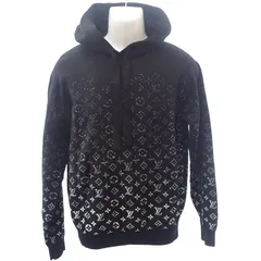 ルイヴィトン LOUIS VUITTON モノグラムグラディエントフーディ S 1AA4Y6 パーカー トップス コットン ブラック 黒 メンズ グラデーション【中古】【ABランク】