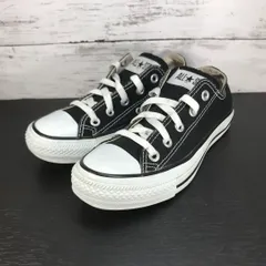 ◇CONVERSE ALL STAR CANVAS OX コンバース オールスター キャンバス ブラック 黒 22cm M9166 L07433