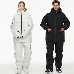 レディーススノーウェア スキーウェア メンズスノーボードウェア セットアップ 大きいサイズ スキー スノボーウェア 上下セット ジャケット+パンツ スノーボード スノーボード用ウェア スキーウェア 全5色 男女兼用 雪遊び 雪服 暖かい 防寒 防水 2点セット