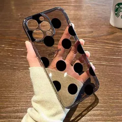 iPhone17Proケース ドット iPhone12mini  クリア 透明 iphone16ケース スマホケース iPhoneケース iPhone12  iPhone16 Pro Max ケース 韓国 おしゃれ 可愛い キュート ソフトケース シリコン