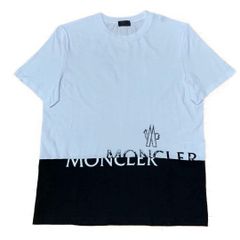 極美品〕モンクレール Tシャツ プリント M 白黒 国内正規品 5S1 - メルカリ