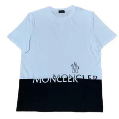モンクレール　Tシャツ　プリント　M 白黒　国内正規品 5S1