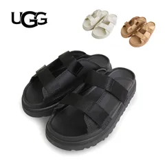 アグ ゴールデングロウ スライド UGG スライドサンダル レディース キッズ ジュニア 子供 ブラック 黒 ブラウン GoldenGlow Slide 1166513K 靴 