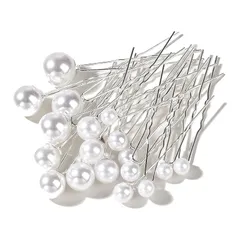 ヘッドドレス 髪飾り 入学式 和装 卒業式 結婚式 アレンジ 36個セット パール 和装 ヘアピン Ｕピン 撮影 YFFSFDC