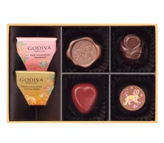 【GODIVAゴディバ】チョコレートローズアソートメント(６粒)
